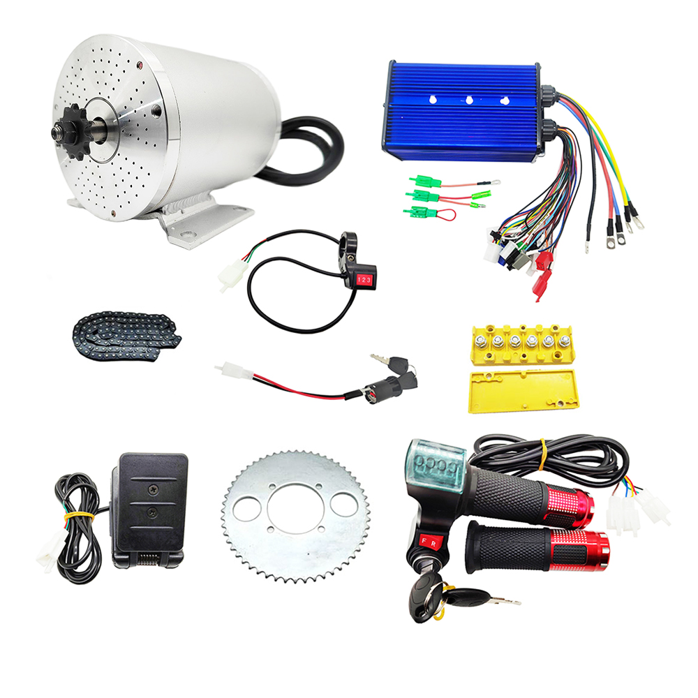 Electric Brushless DC Motor Ki - Mid Drive Motor Kit 72V 3000W ulasan dan harga