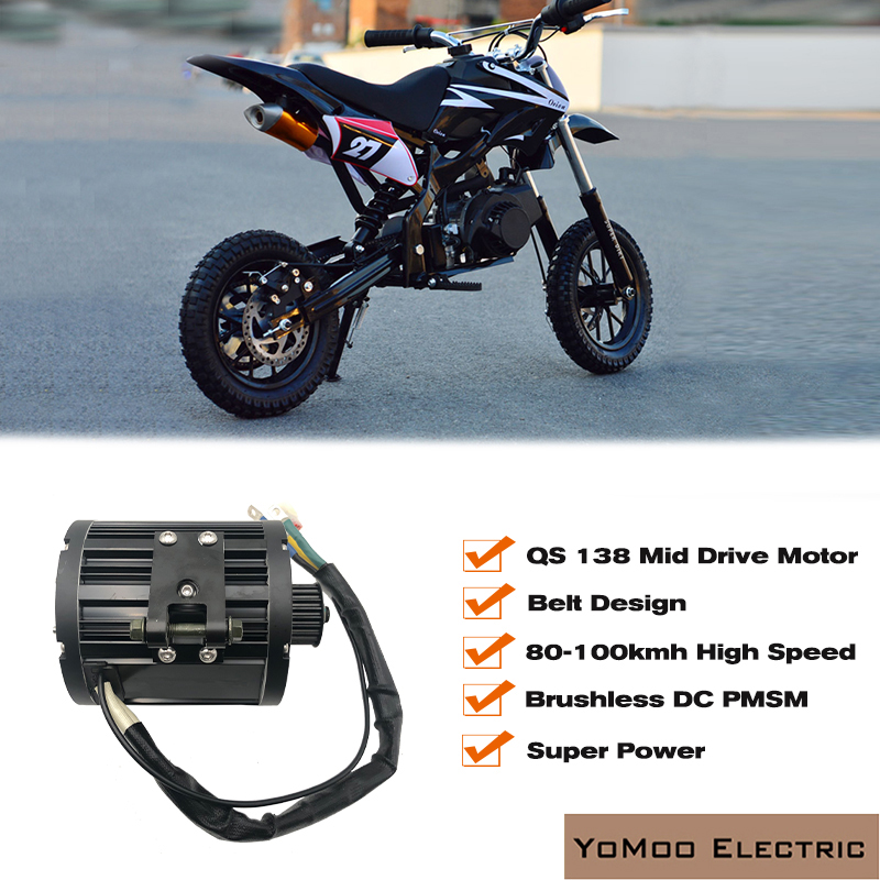17inch QS138 4000W Peak 12000W - 72V 12000W Electric Dirt Bike ulasan dan harga