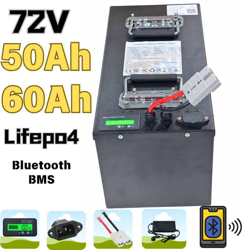 72V 50Ah 50A 60Ah 60 Ah 60A li - 72V 60Ah Lifepo4 Battery Pack ulasan dan harga