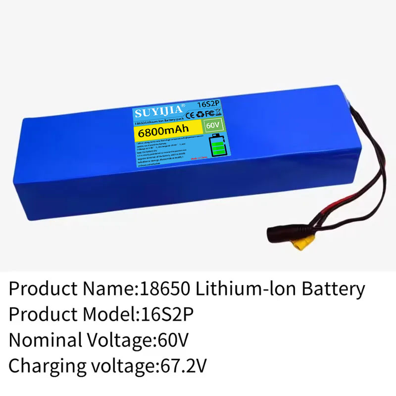 16S2P Lithium Battery Pack, 60 - 60V 30Ah Electric Scooter Battery ulasan dan harga