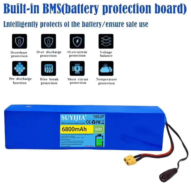 16S2P Lithium Battery Pack, 60 - 60V 30Ah Electric Scooter Battery ulasan dan harga