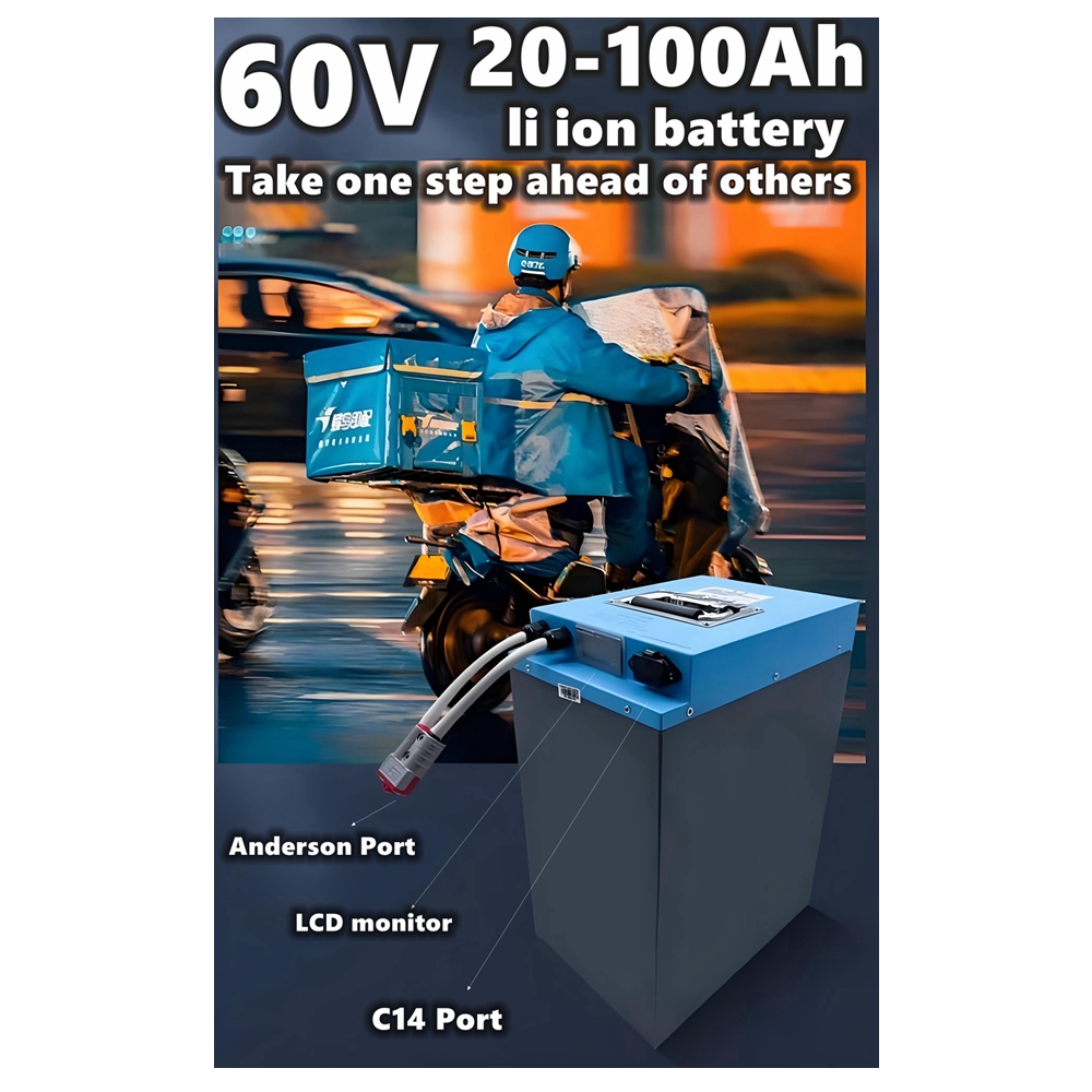 HS 60V Scooter li ion battery  - 60V 30Ah Electric Scooter Battery ulasan dan harga