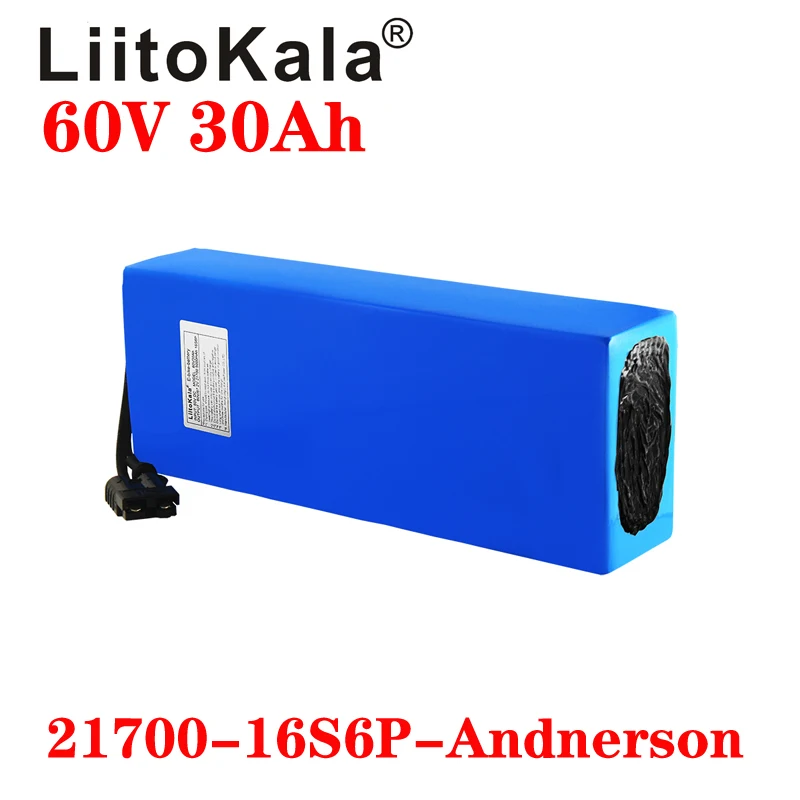LiitoKala 60V 30ah 16S6P Elect - 60V 30Ah Electric Scooter Battery ulasan dan harga
