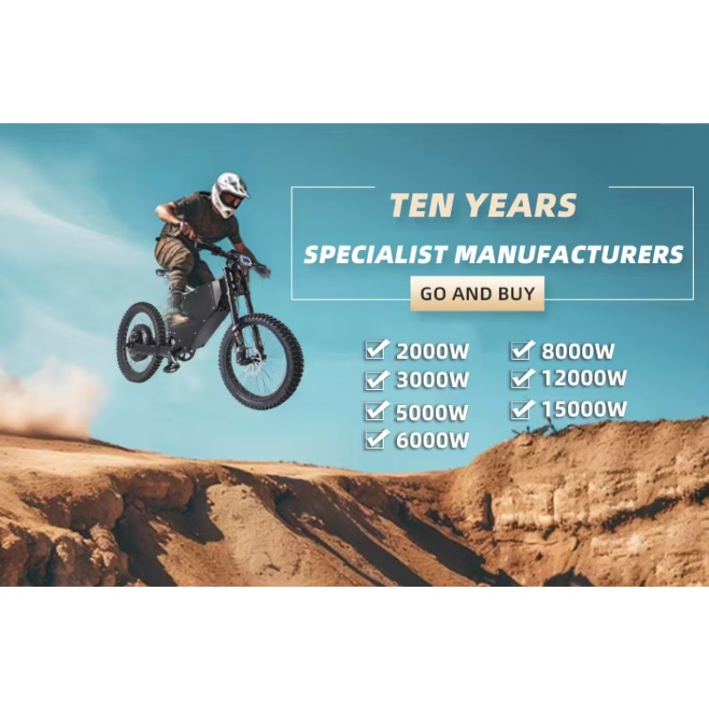 High Performance Enduro Bicycl - 72V 12000W Electric Dirt Bike ulasan dan harga